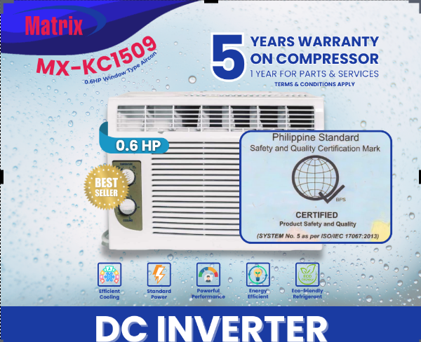 Matrix Window Type 0.6HP Non-Inverter