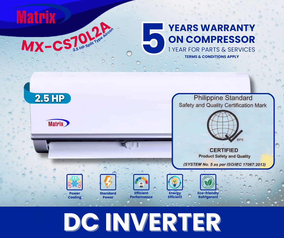 Matrix Split Type 2.5HP Inverter